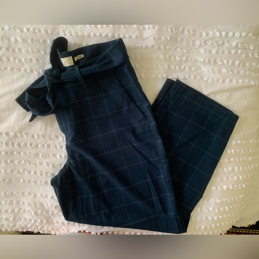 CROPPED WIDE LEG DRESS PANT